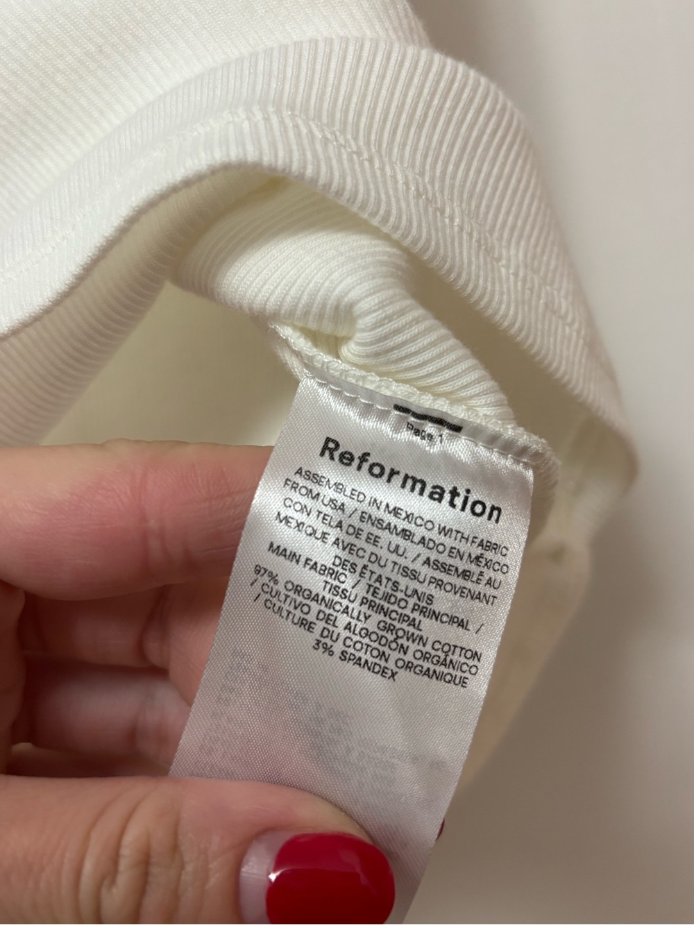 NWT Reformation Lea Knit Top - size M - Picture 6 of 7